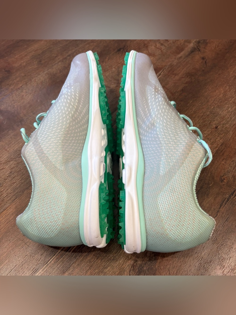 FootJoy Women’s Golf Shoes Size 9 M Gray Mint Aqua Spikeless 98013 - Picture 6 of 9